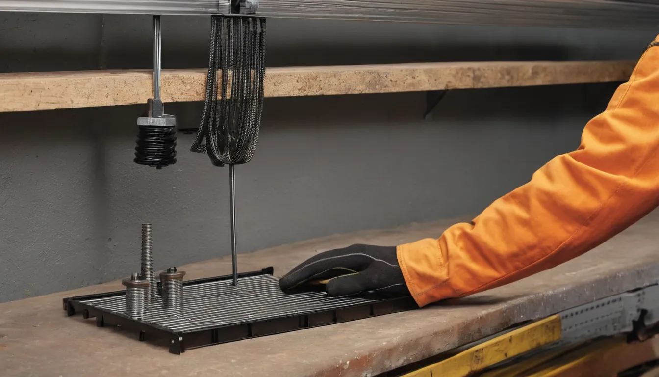 A provider checking garage door springs for a Ringwood homeowner